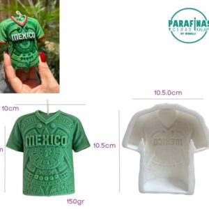 molde silicon playera mexico